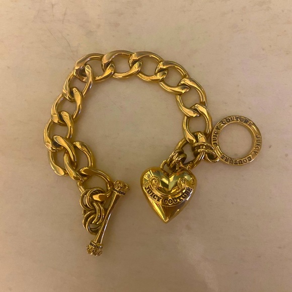 Gold Juicy Couture Charm Bracelet - Picture 1 of 1